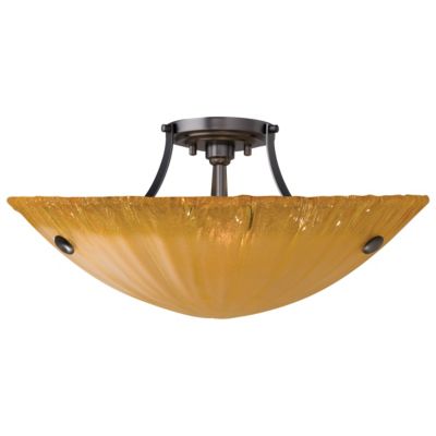 Wilt Bowl Semi-Flushmount by LBL Lighting - Starlight Lighting USA and Canada